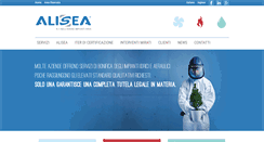 Desktop Screenshot of alisea-italia.com